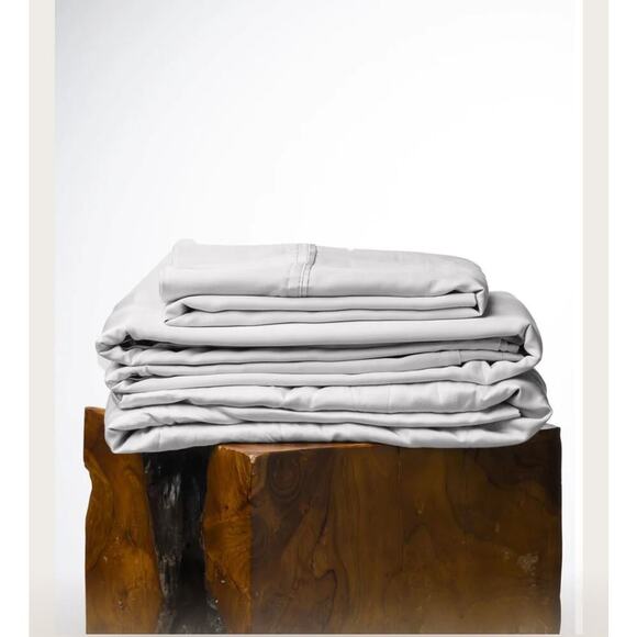 Olive and Crate Other - Olive Crate 100% Eucalyptus TENCEL Cooling - SPLIT KING Sheet Set 5pc Grey Mist
